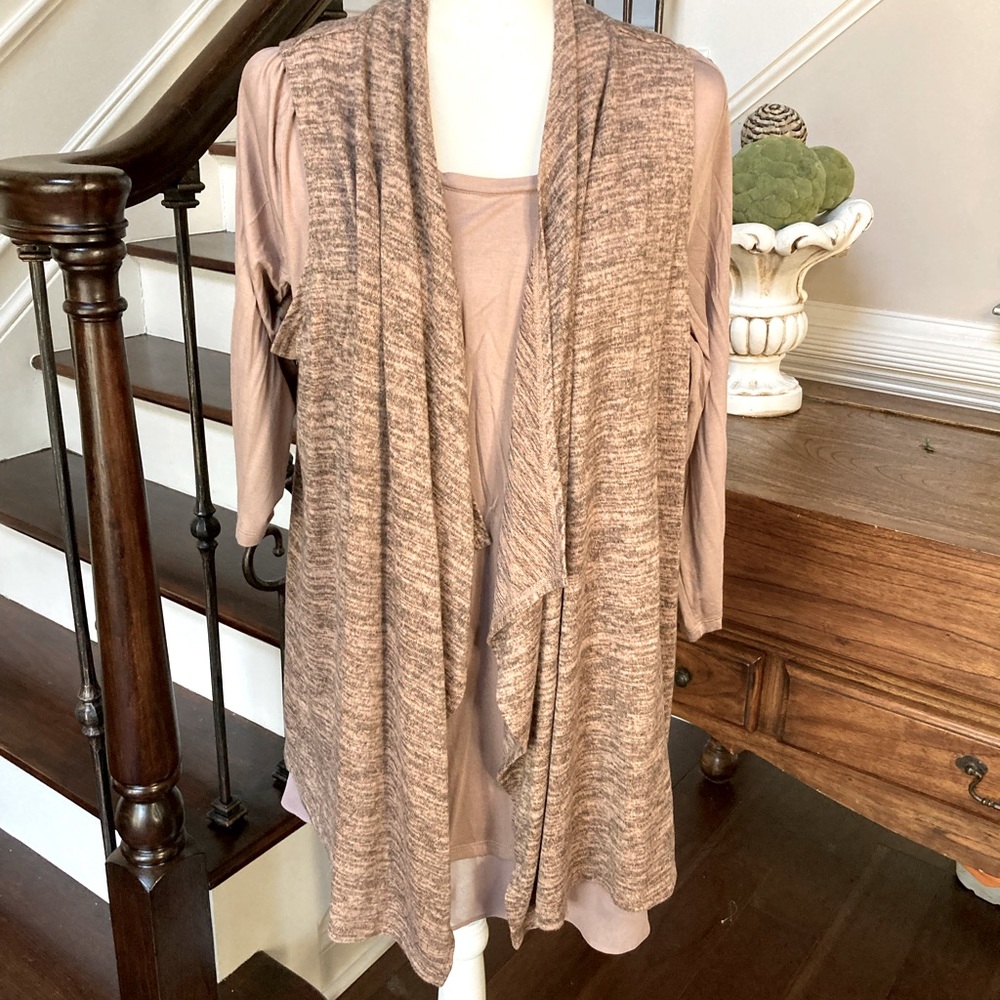 Logo Mauve Tunic with Vest